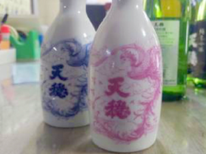 オリジナル徳利 鳳凰 (ピンク)